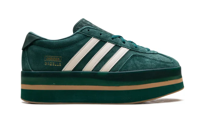 Adidas Gazelle Gazelle Stack WMNS 'Collegiate Green Cream White' 