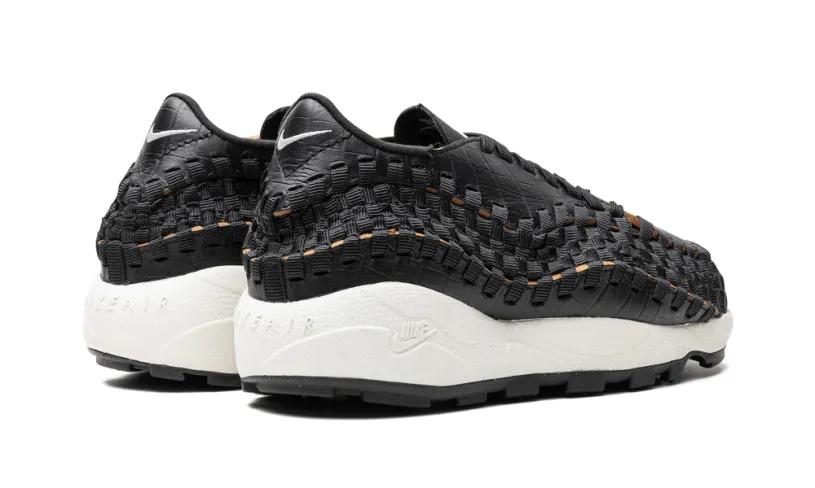 Nike Lifestyle Air Footscape Woven Premium 'Black Croc' 