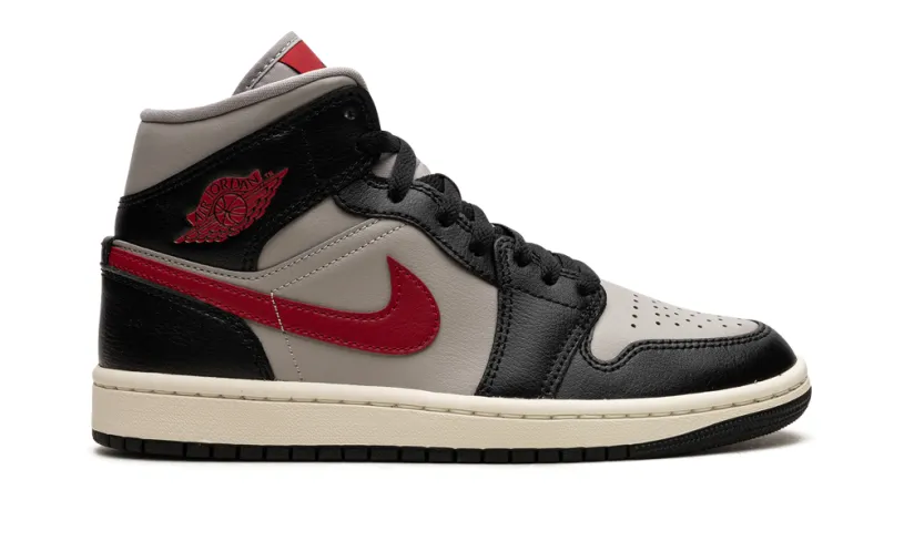 Air Jordan 1 AIR JORDAN 1 MID WMNS 'Black   Gym Red   College Grey' 