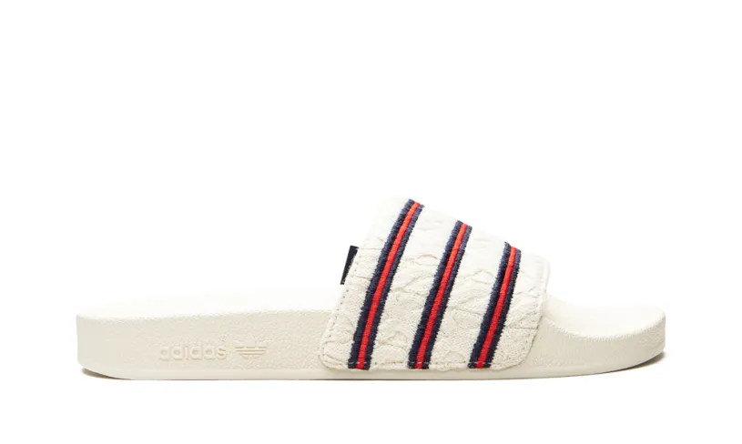 More Adidas Shoes Adilette Cableknit Slides 'Extra Butter' 
