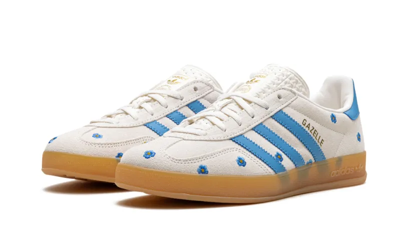 Adidas Gazelle Gazelle Indoor WMNS 'Light Blue Floral' 