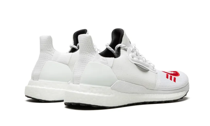 Adidas Pharrell Solar HU Glide 'Pharrell Williams - Human Made Love White Red' 