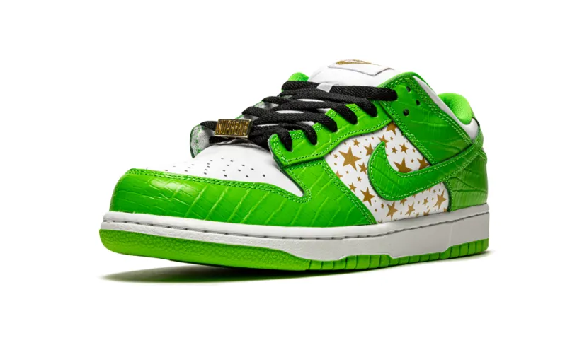 Nike Dunk SB Dunk Low 'Supreme - Stars - Mean Green' 