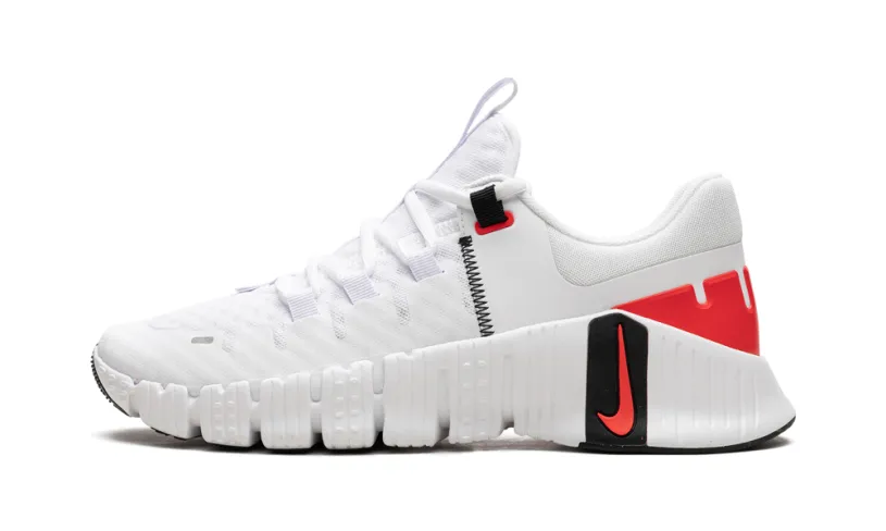 Nike Lifestyle Free Metcon 5 'White Bright Crimson'