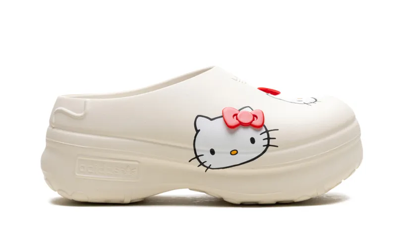 More Adidas Shoes adiFOM Stan Smith Mules WMNS 'Hello Kitty Off White Red Cloud White' 