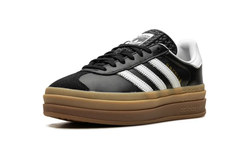 Adidas Gazelle Gazelle Bold WMNS 'atmos Black White Gum' 