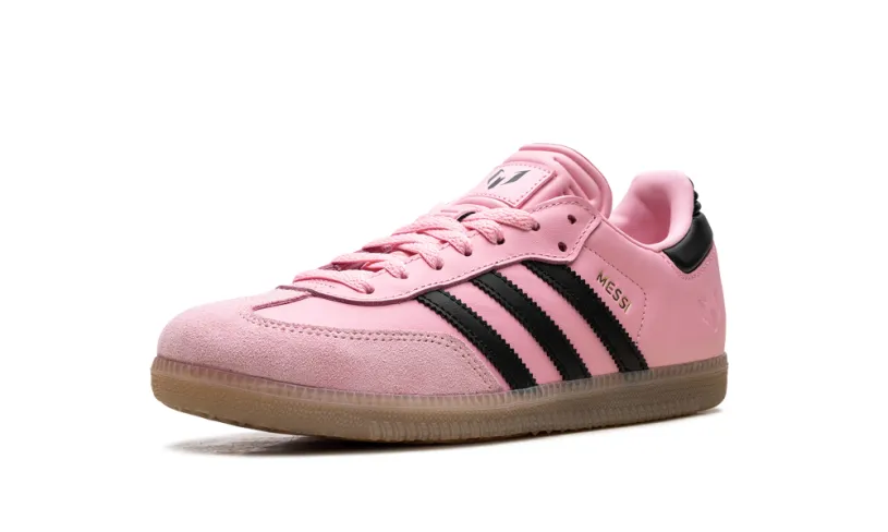 Adidas Samba Samba Indoor GS 'Messi Light Pink Black' 