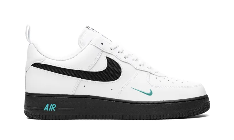 Nike Lifestyle Air Force 1 'White Black Teal' 