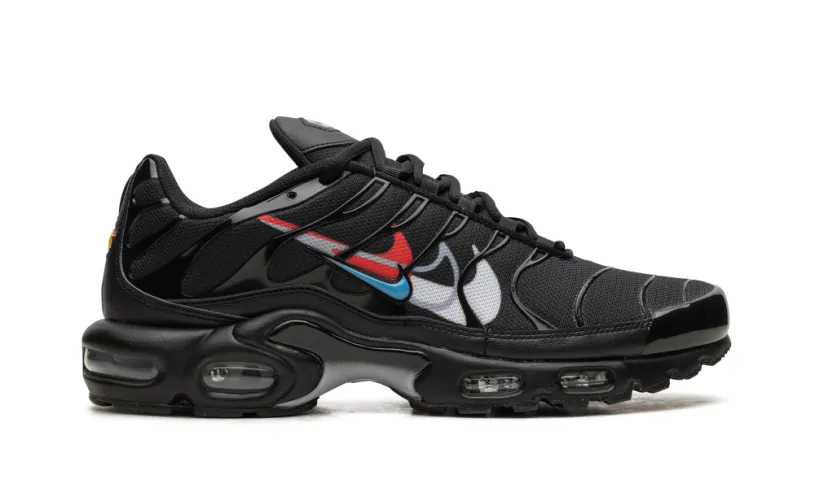 Nike Air Max Air Max Plus 'Multi Swoosh Black Bright Crimson' 