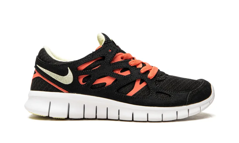 Nike Lifestyle FREE RUN 2 WMNS 'Black   Lime Ice' 