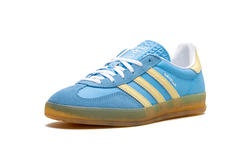Adidas Gazelle Gazelle Indoor WMNS 'Semi Blue Burst Almost Yellow' 
