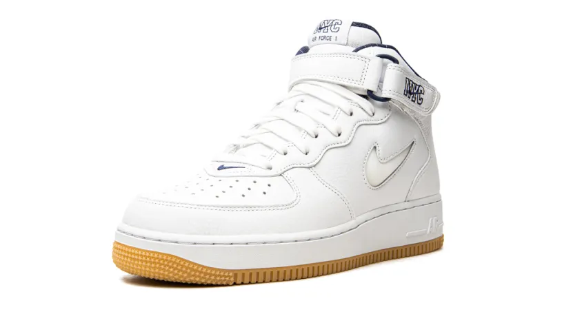 Nike Lifestyle Air Force 1 Mid Jewel QS 'NYC - Yankees' 