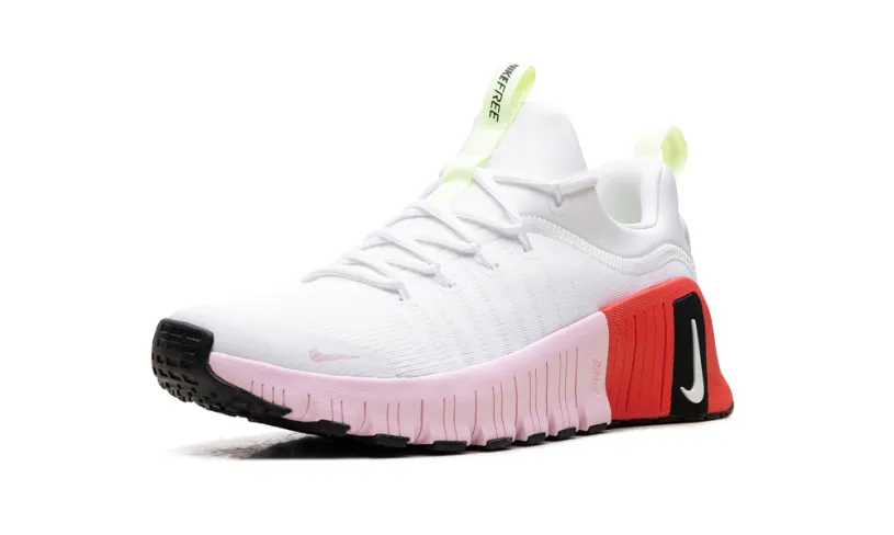 Nike Lifestyle Free Metcon 6 WMNS 'White Barely Volt Bright Crimson Pink Foam' 