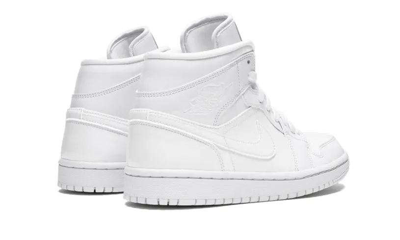 Air Jordan 1 AIR JORDAN 1 MID WMNS 'Triple White Patent Leather' 