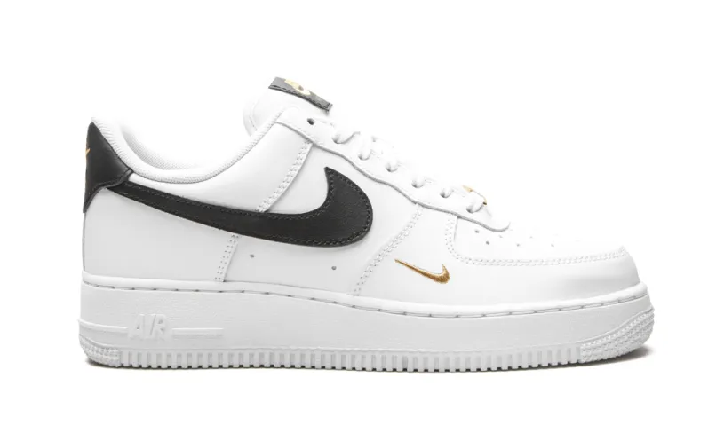 Nike Lifestyle AIR FORCE 1 LO ESSENTIAL MNS WMNS 'White   Black   Gold' 