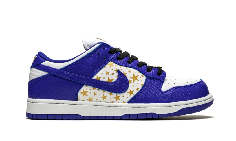 Nike Basketball SB Dunk Low 'Supreme - Stars - Hyper Blue' 