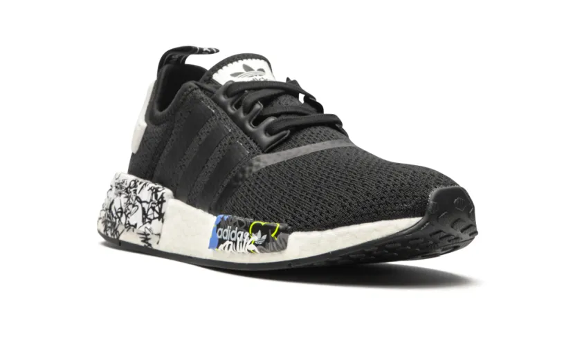Adidas NMD NMD_R1 J 'Black Graffiti'