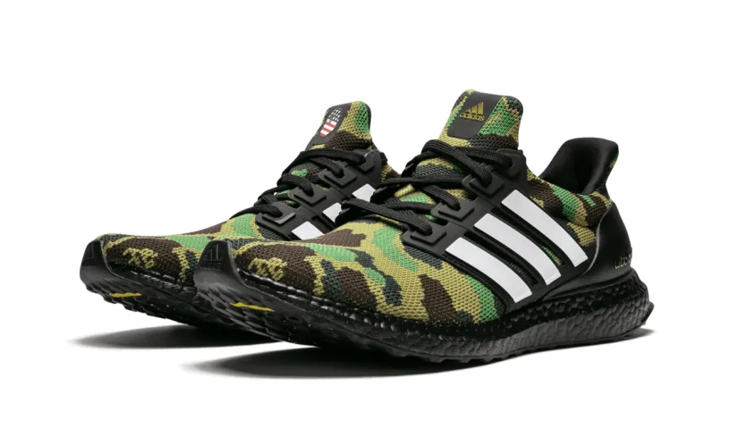 More Adidas Shoes Ultra Boost Bape '1st Camo Green' 