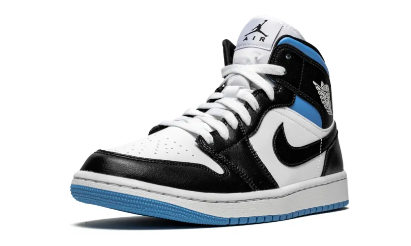 Air Jordan 1 AIR JORDAN 1 MID WMNS 'Black   White   University Blue' 
