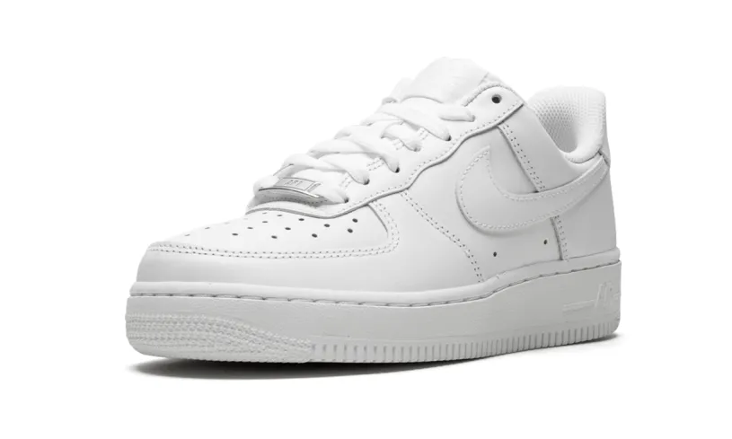 Nike Lifestyle AIR FORCE 1 '07 MNS WMNS 'White on White' 