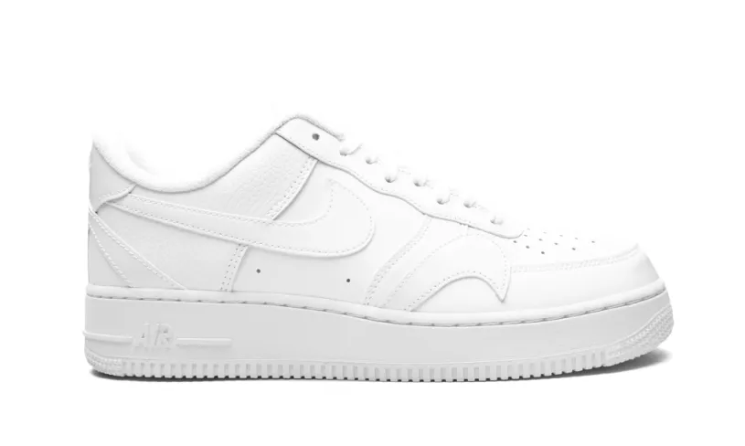 Nike Lifestyle Air Force 1 '07 LV8 'Misplaced Swoosh - Triple White' 