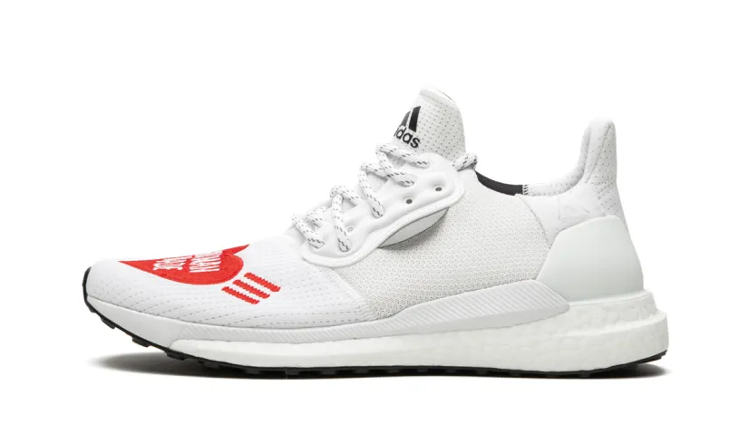 Adidas Pharrell Solar HU Glide 'Pharrell Williams - Human Made Love White Red' 
