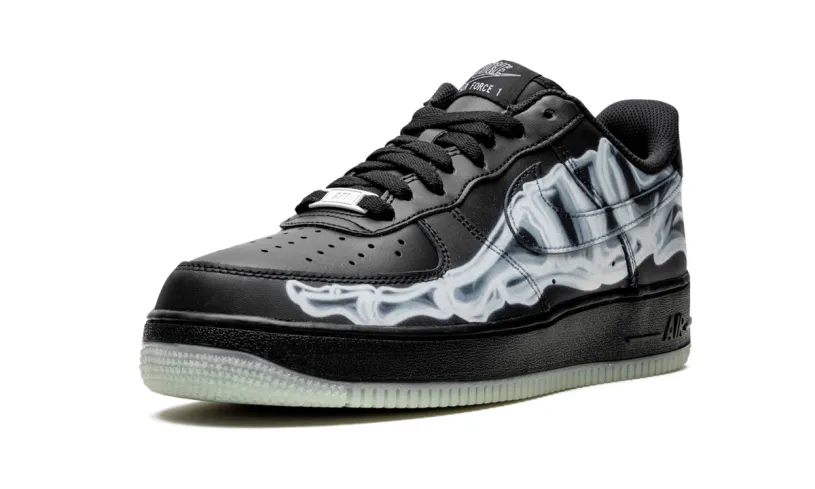 Nike Lifestyle Air Force 1 Low 'Skeleton - Black' 