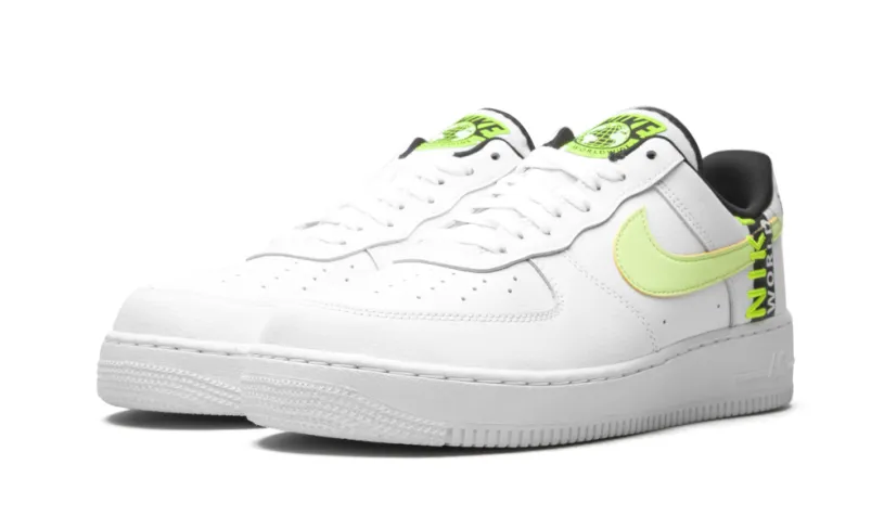 Nike Lifestyle Air Force 1 Low 'Worldwide White Volt' 