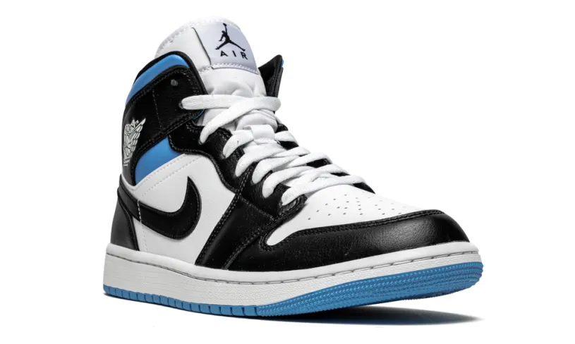 Air Jordan 1 AIR JORDAN 1 MID WMNS 'Black   White   University Blue' 