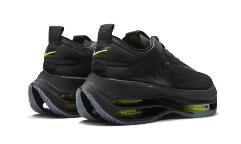 Nike Lifestyle ZOOM DOUBLE STACKED MNS WMNS 'Black   Volt' 
