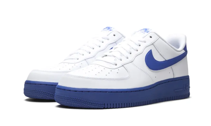 Nike Lifestyle Air Force 1 Low '07 'White   Game Royal' 