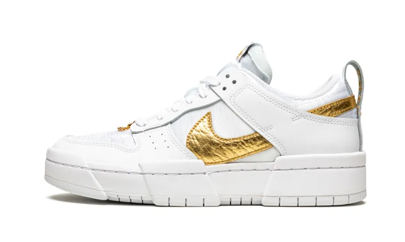 Nike Dunk DUNK LO DISRUPT WMNS 'White Metallic Gold'