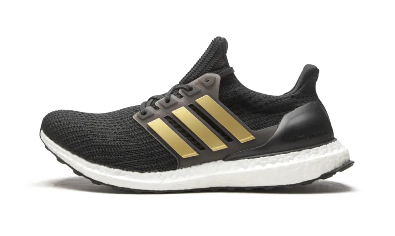More Adidas Shoes Ultra Boost 4.0 DNA 'Black Metallic Gold' 