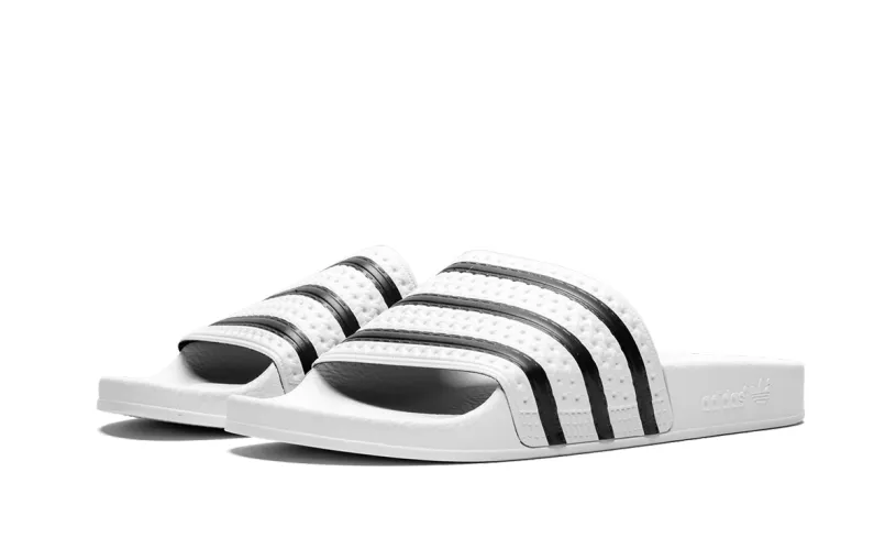 More Adidas Shoes Adilette Slide 'White'