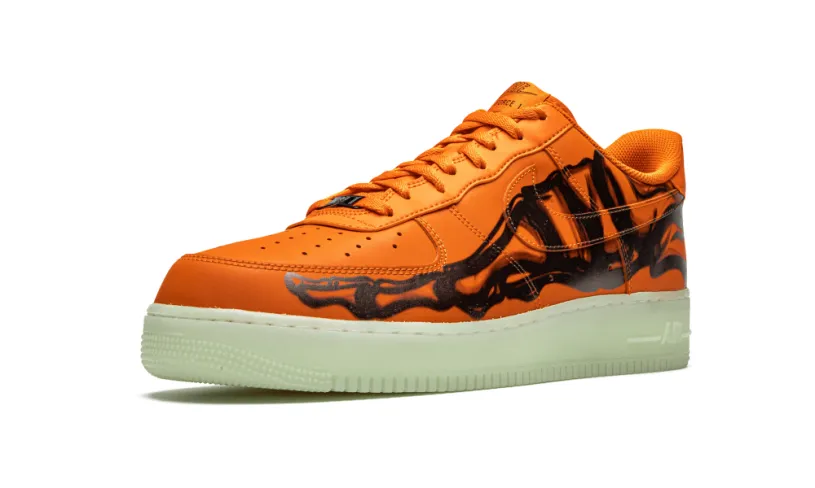 Nike Lifestyle Air Force 1 Low 'Orange Skeleton' 