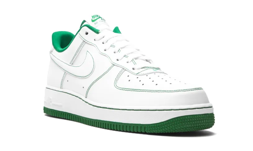 Nike Lifestyle Air Force 1 Low '07 'Contrast Stitch - White   Pine Green' 