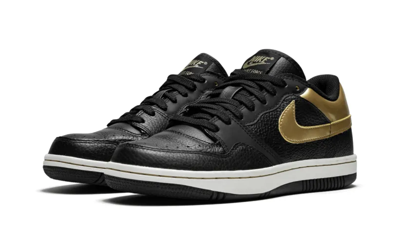 Nike Basketball Court Force Low 'Black and Gold'