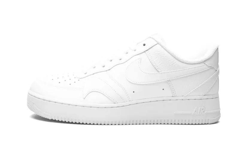 Nike Lifestyle Air Force 1 '07 LV8 'Misplaced Swoosh - Triple White' 