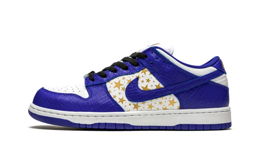 Nike Basketball SB Dunk Low 'Supreme - Stars - Hyper Blue'