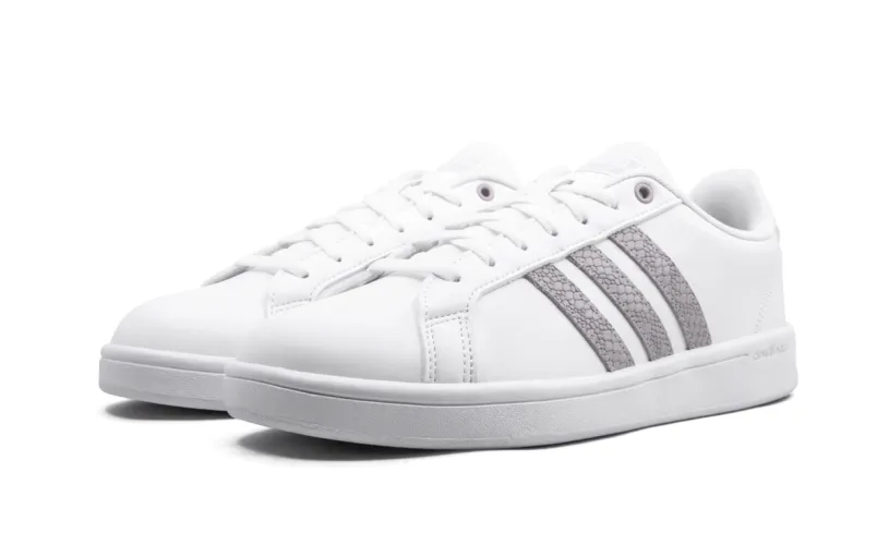 More Adidas Shoes CF Advantage 'White Ice Purple'