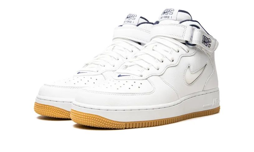 Nike Lifestyle Air Force 1 Mid Jewel QS 'NYC - Yankees'