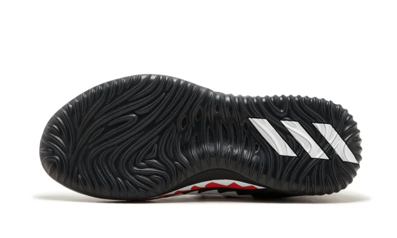 More Adidas Shoes DAME4 Bape 'Red Shark ABC Camo' 