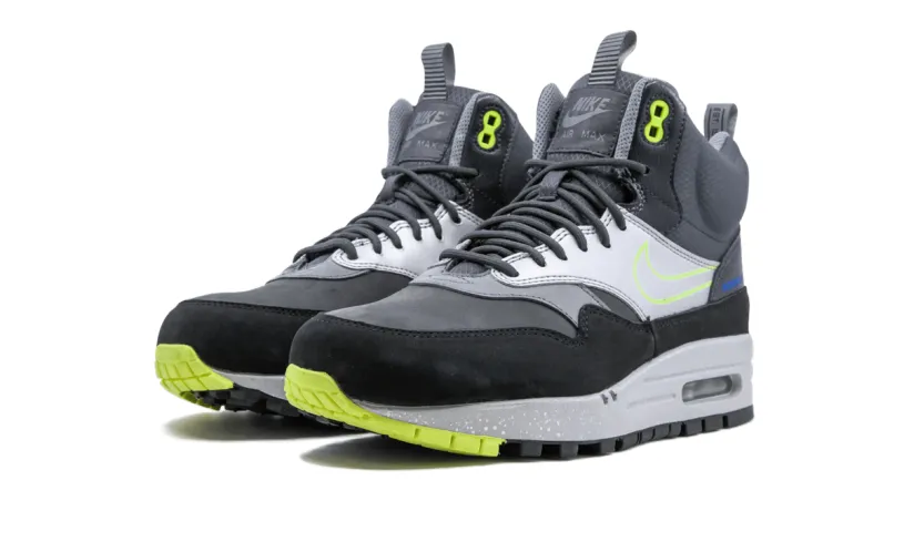 Nike Lifestyle AIR MAX 1 MID SNKRBT P MNS WMNS 'Black Volt' 