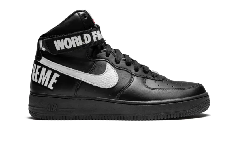 Nike Lifestyle Air Force 1 High Supreme SP 'Black' 
