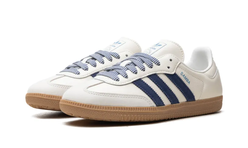 Adidas Samba Samba OG WMNS 'Off White Dark Blue' 