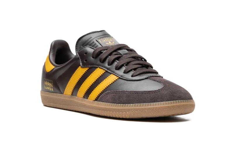 Adidas Samba Samba OG 'Dark Brown Preloved Yellow' 