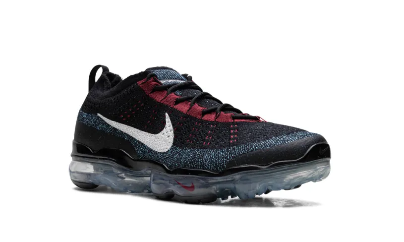 Nike Lifestyle Air VaporMax 2023 Flyknit 'Black Red Universtiy Blue' 