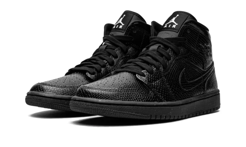 Air Jordan 1 AIR JORDAN 1 MID WMNS 'Black Snakeskin' 