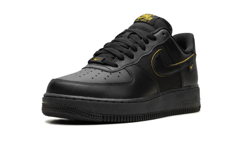 Nike Lifestyle Air Force 1 '07 'Black University Gold' 