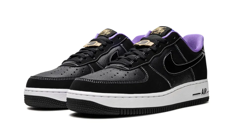 Nike Lifestyle Air Force 1 Low '07 LV8 'World Champ Black Purple' 